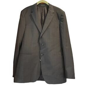 REISS Mens Size 40 R NEW Hope Notch Lapel Travel Blazer In Charcoal NWT